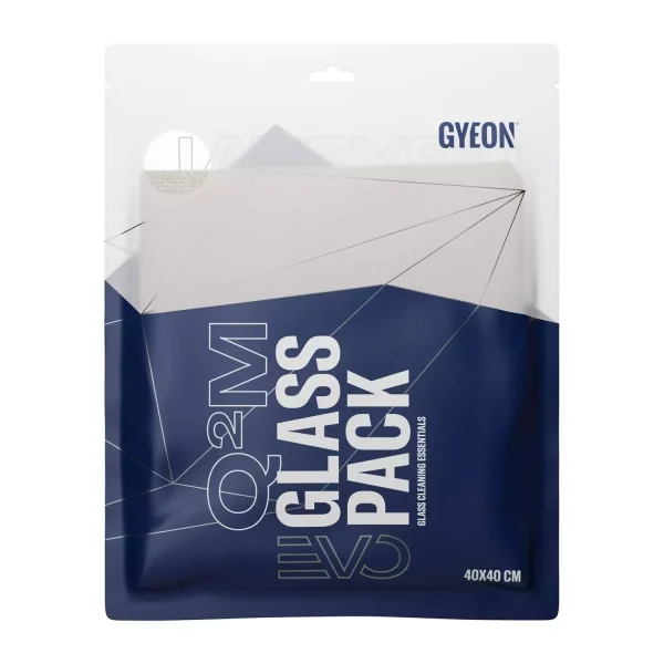 Gyeon Q²M GlassPack EVO  Mikrofiber Cam Yüzey Temizlik ve Silme Bezi Seti 2'lü Paket 40x40 cm
